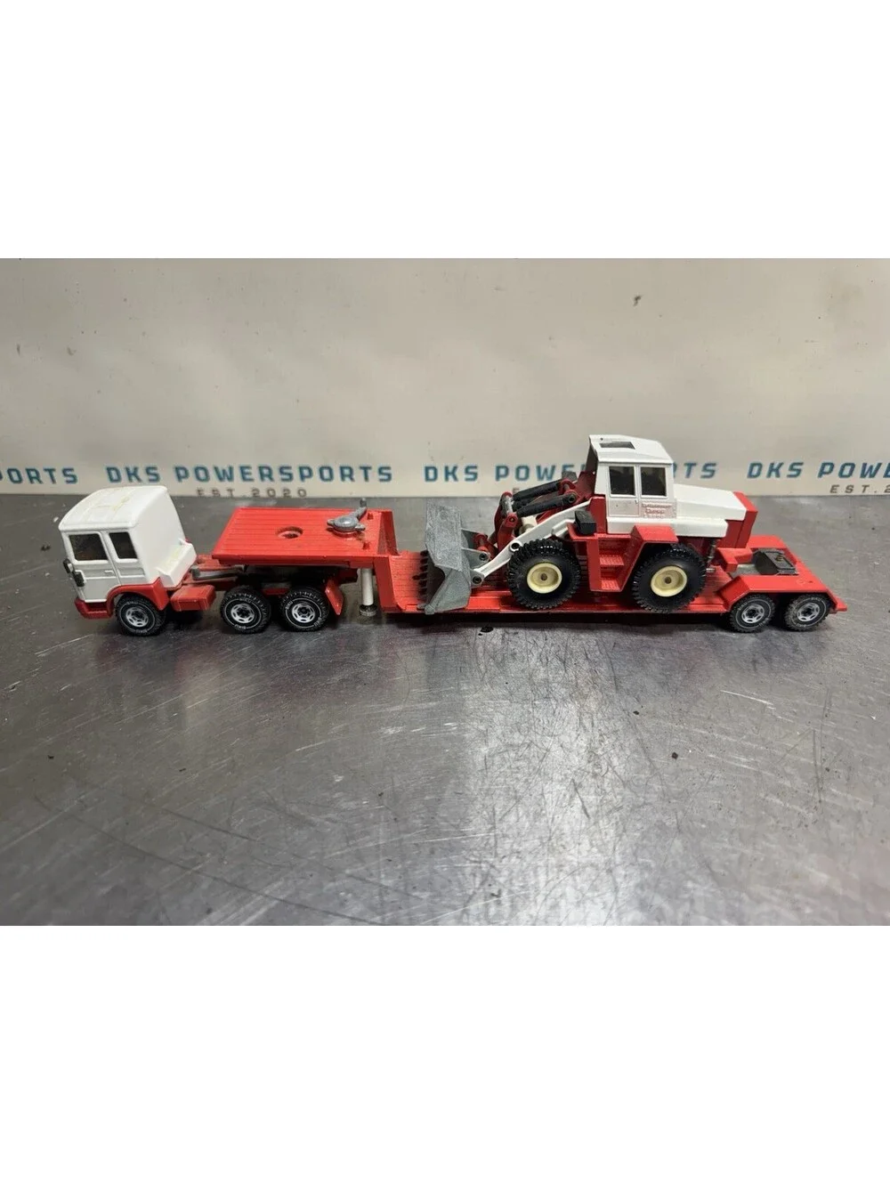 Vintage Siku 2125 Man Truck Low Loader Flatbed and Zettelmyer Shovel Truck 09304